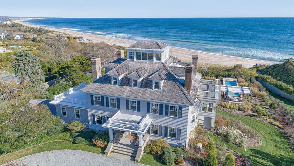MAMMOTH TRANSACTION: The purchase of the oceanfront estate at 10 Bluff Ave. in Westerly for $17.6 million was the highest-priced residential sale in Rhode Island in 2019. / COURTESY MOTT & CHACE SOTHEBY’S INTERNATIONAL REALTY